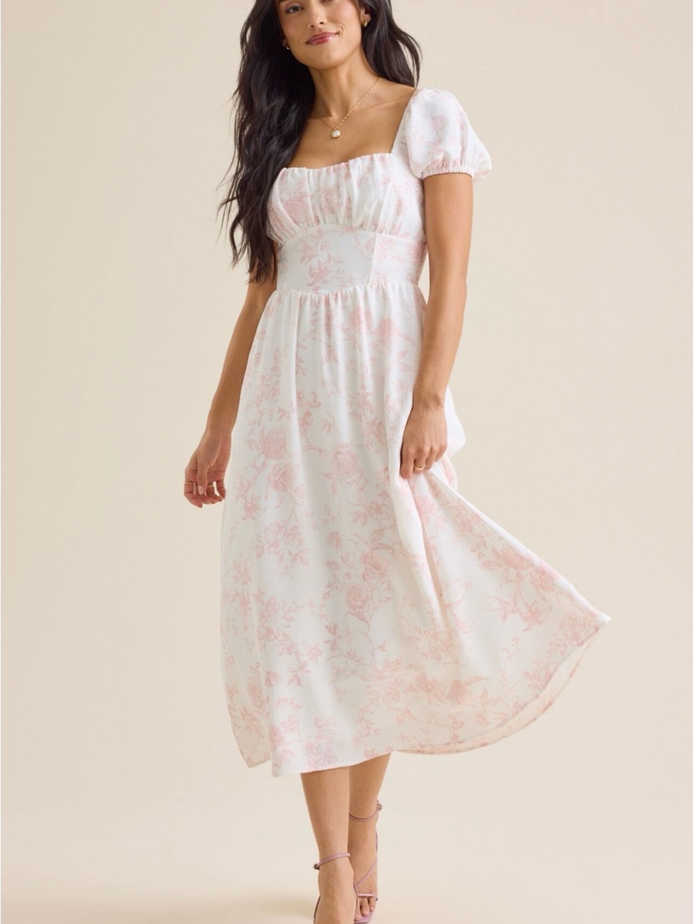 Altar’d State Millie Floral Maxi Dress XS NWT